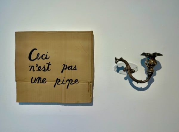 Alejandro Diaz Ceci n’est pas une pipe, 2007 Candelabra arm, acrylic on cast resin 8 x 20 in 20.32 x 50.8 cm Edition 1 of 3 plus 2 AP