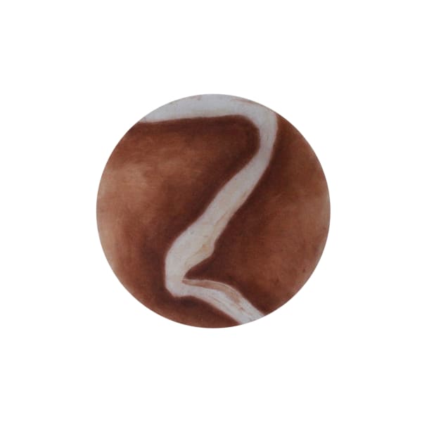 Ashley Perez Waters 2, 2023 Iron oxide on Yupo 8 in 20.3 cm