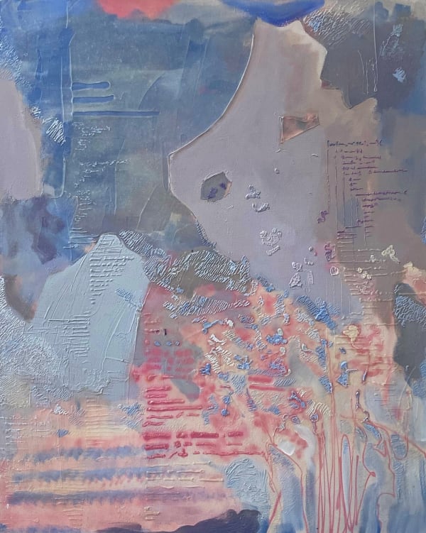 Ricardo Cabret Un Nuevo Lenguaje, 2020 Gel polymers and acrylic on canvas 50 x 40 in 127 x 101.6 cm