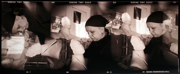 Celia Álvarez Muñoz Diana Rodriguez-Gill, Semejantes Personajes/Significant Personages Series, 2002 Digital Holgas 14 x 32 in 35.6 x 81.3 cm Edition 1 of 5