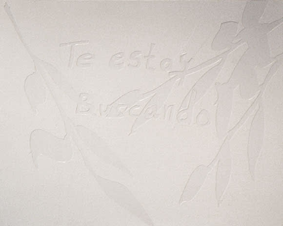 Ethel Shipton The Crossing, 2020 House paint, pull-off vinyl on panel 24 x 30" 61 x 76.2 cm