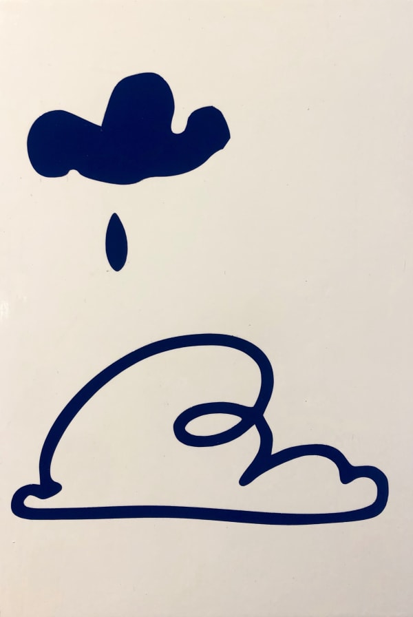 Ethel Shipton 11 (The Cloud Series), 2019 Vinyl on wood 8 x 5.5" 20.3 x 14 cm