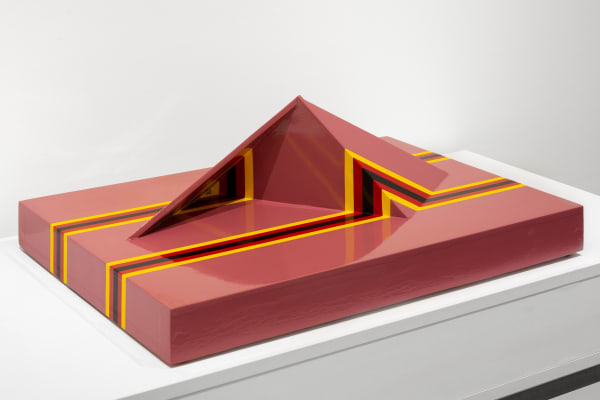 Hersúa Modulo Urbano (maqueta), 1971 Automotive lacquer on wood 15.75 x 23.62 x 7.87 in 40 x 60 x 20 cm