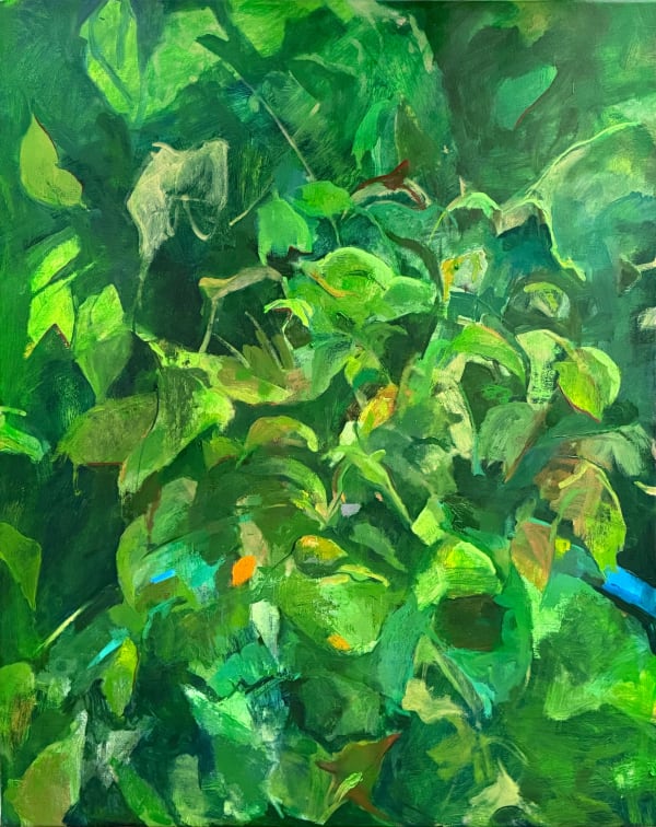 Jennifer Agricola Mojica Dislocated, 2025 Oil on canvas 35 x 28 in 88.9 x 71.1 cm