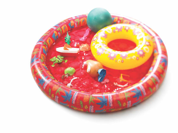 Wading Pool Series: Red, 2005