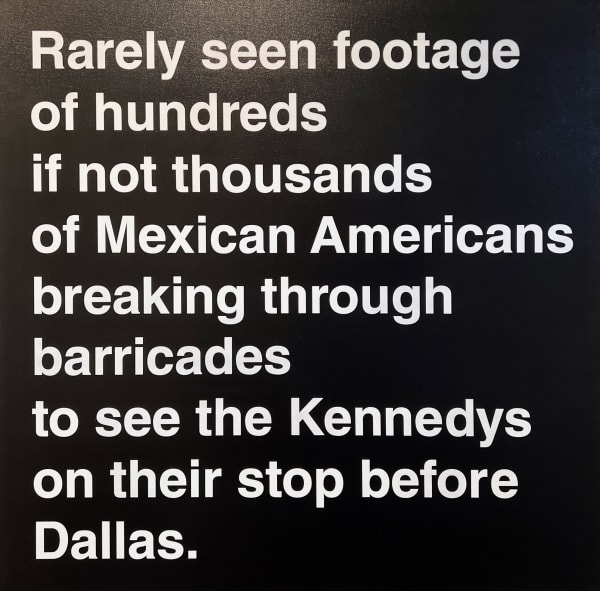 Alejandro Diaz The Kennedys, 2021 Acrylic paint on canvas 36 x 36 in 91.44 x 91.44 cm