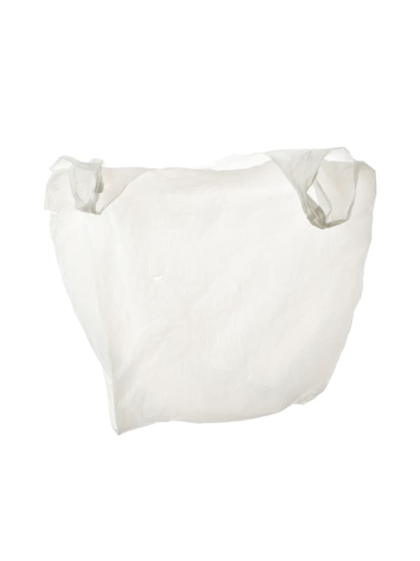 Euro Bags: White Turned Down Handles, 2009