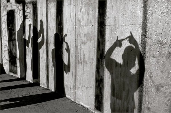 Graciela Iturbide Cholos Harpys, East Los Ángeles, 1989 Silver Gelatin Print 16 x 20 in 40.6 x 50.8 cm