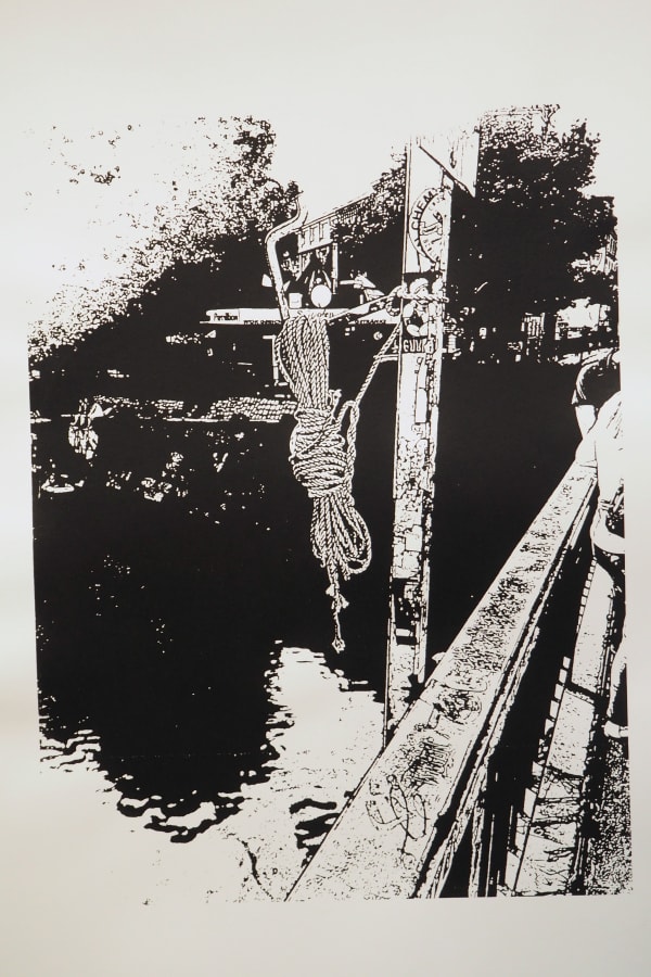 Ethel Shipton Lifeline (Listening to Berlin Series), 2019 Screenprint 30 x 22.5" 76.2 x 57.1 cm 2 / 10