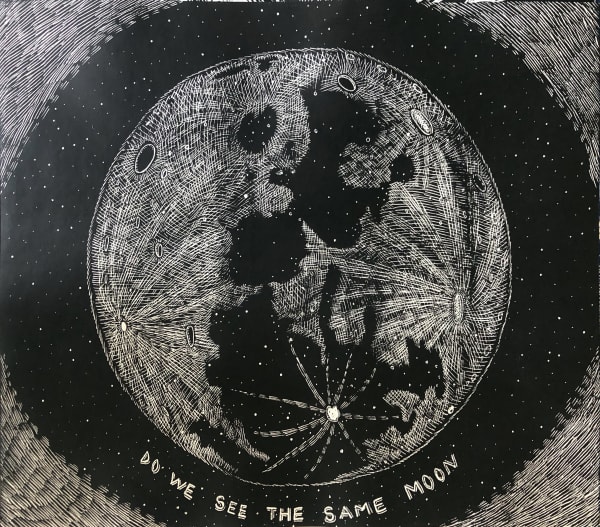 Do We See the Same Moon (Black) Anderson Ranch Residency, Snowmass Village, CO