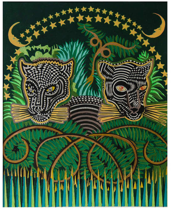 Pedro Friedeberg Jaguares , 2015 Serigraph 24 x 19.5" 61 x 49.5 cm 50 / 100