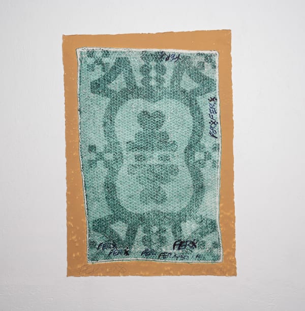 Frank Romero Chicano Iconography, 1992 Mixografía® monoprint on handmade paper 30 x 20.5 in 76.2 x 52.1 cm