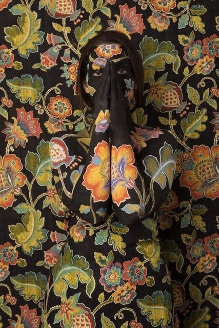 Cecilia Paredes The Whisper, 2021 Photo performance inkjet print 51 x 34 in 129.5 x 86.4 cm Edition of 7 plus 3 artist's proofs