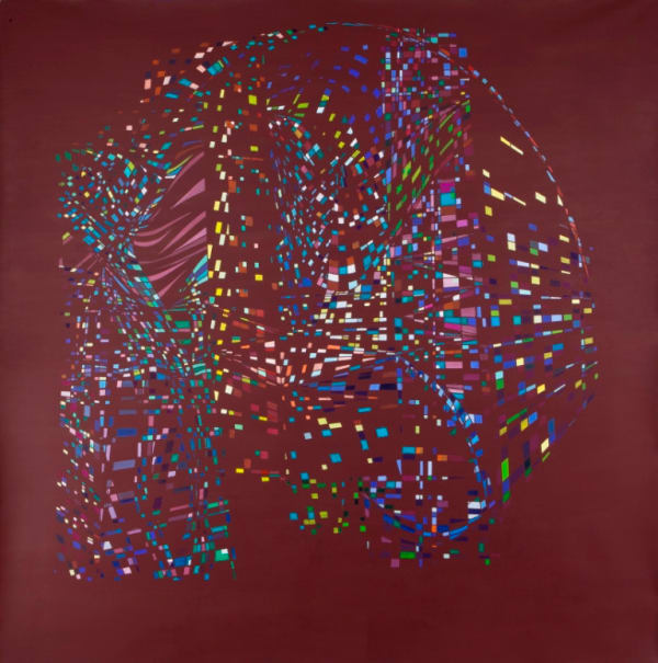 Cecilia Biagini Plural, 2012 Acrylic on canvas 67 x 65" 170.2 x 165.1 cm