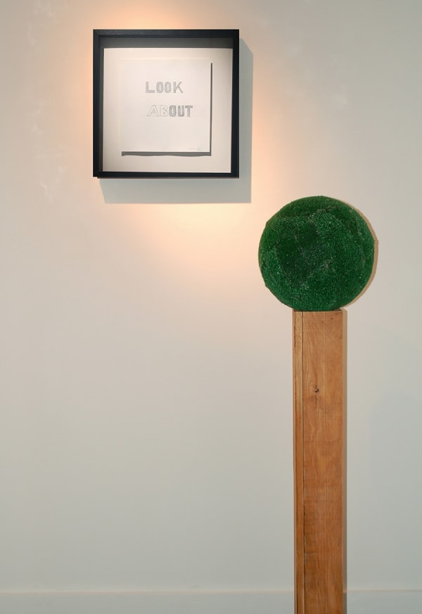 Ethel Shipton Aware, 2017 Mixed media 54 x 11 x 16" 137.2 x 27.9 x 40.6 cm