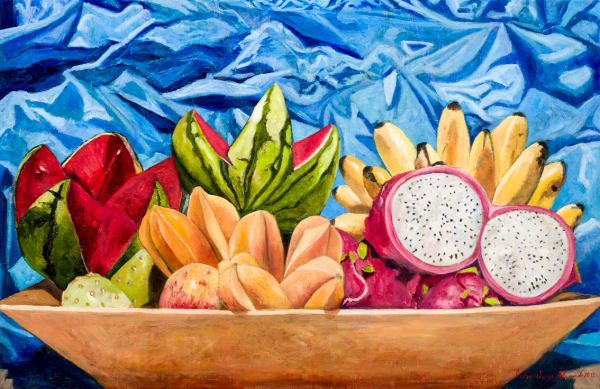 Pedro Diego Alvarado-Rivera Sandia Melonera, 2012 Oil on linen 23.5 x 36.5 in 59.7 x 92.7 cm
