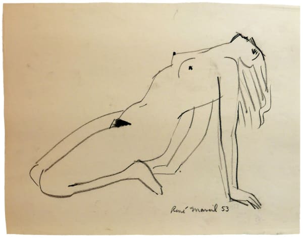 René Marcil, Untitled (Nude), 1953