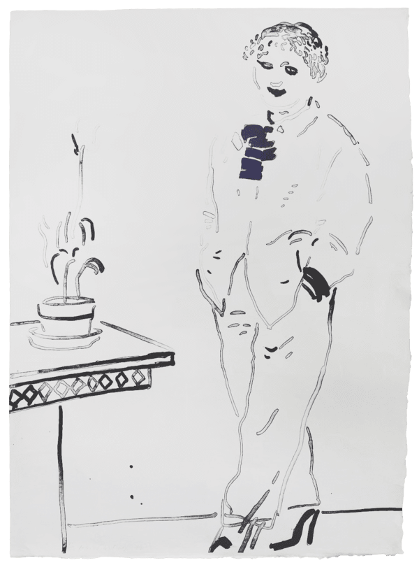 David Hockney, Celia Amused, 1979