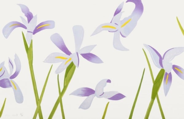 Alex Katz, Blue Flags, 2014