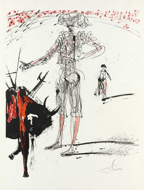 Salvador Dalí, Bullfight #4, 1965