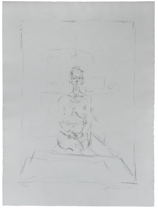 Alberto Giacometti, Seated Nude, 1965
