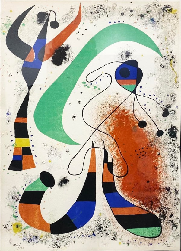 Joan Miró, La Nuit (Derrière le miroir), 1953