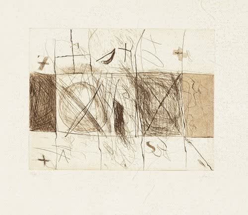 Antoni Tàpies, Quadrats I Grafismes, 1976