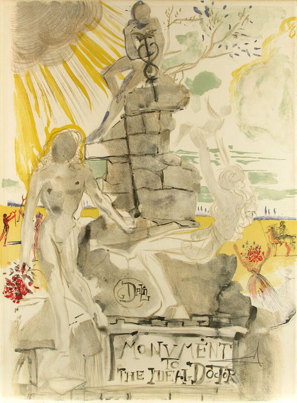 Salvador Dalí, Monument to the Ideal Doctor, 1973