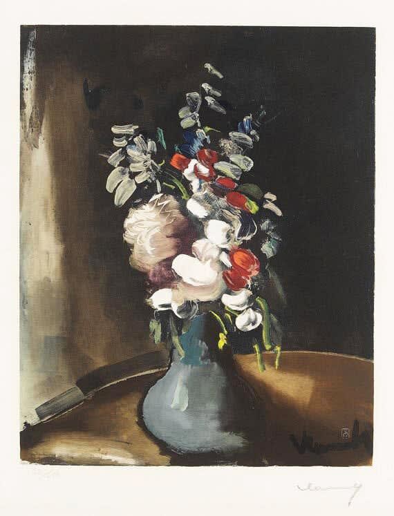 Maurice de Vlaminck, Bouquet de Fleurs, 1955