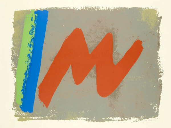 Jack Bush, Red M, 1971