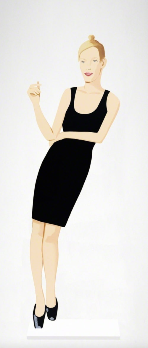 Alex Katz, Black Dress (Oona), 2018