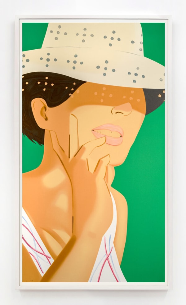 Alex Katz, Straw Hat Vivien, 2021