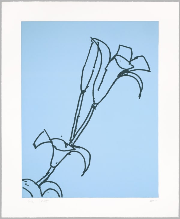 Alex Katz, Lillies 1, 2024