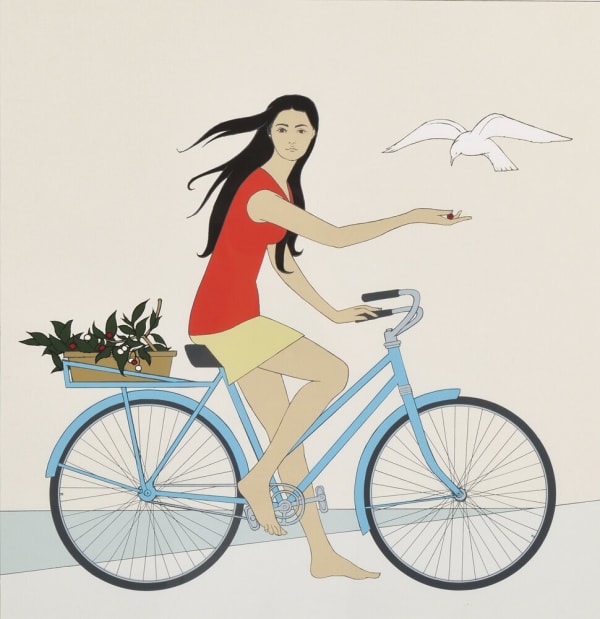 Will Barnet, Blue Bicycle, 1979