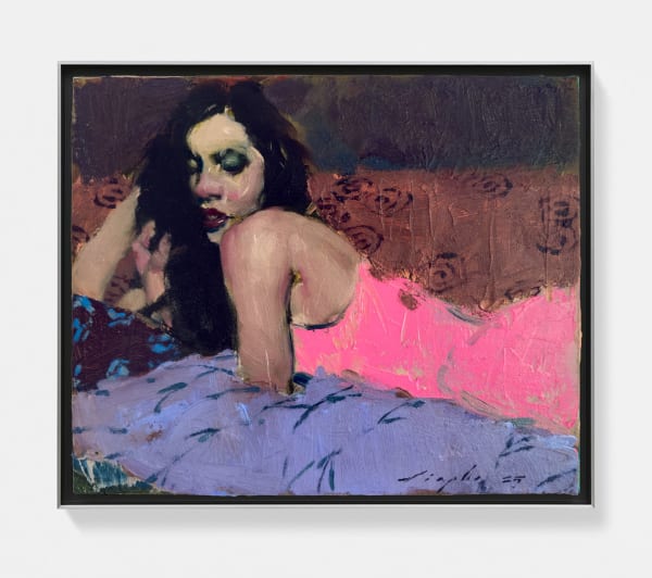 Malcolm Liepke, On the Sofa, 2025