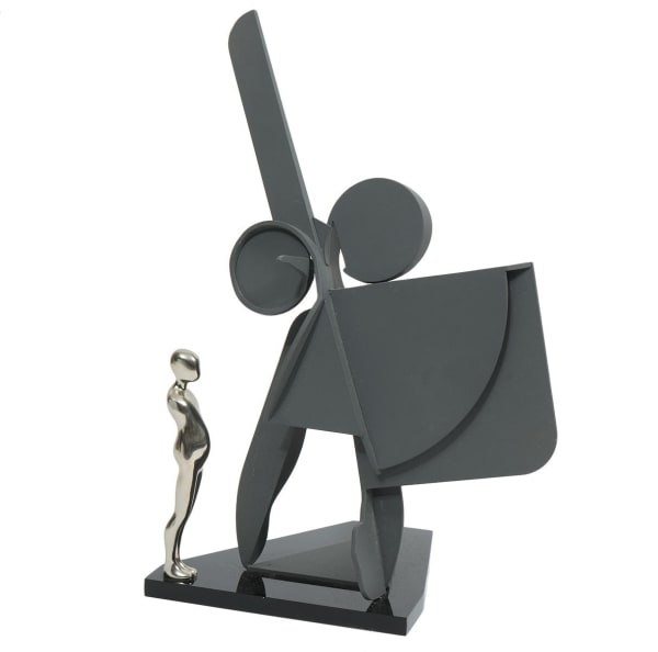 Ernest Trova, Study, Falling Man Profile Canto no.83 (maquette), 1987