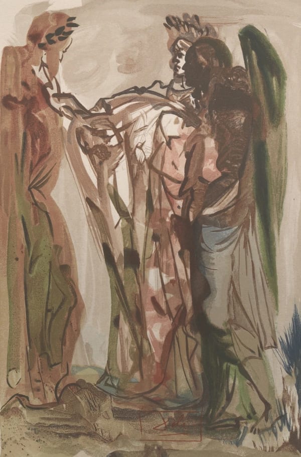 Salvador Dalí, The Proud One (Purgatory, Canto 11 from the Divine Comedy), 1963