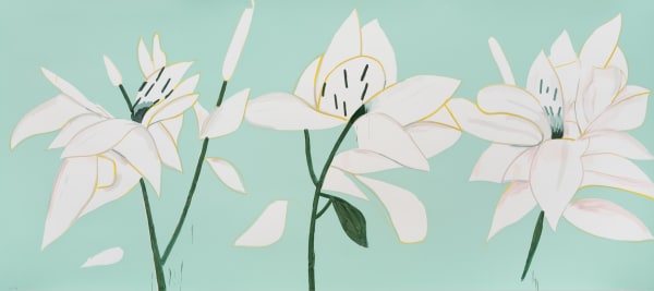 Alex Katz, White Lillies 6, 2025
