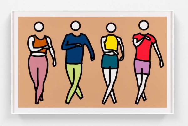 Julian Opie, Dance Synced 4, 2024