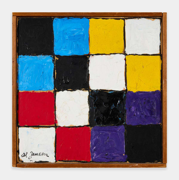 Alfred Jensen, Warp and Woof, 1955