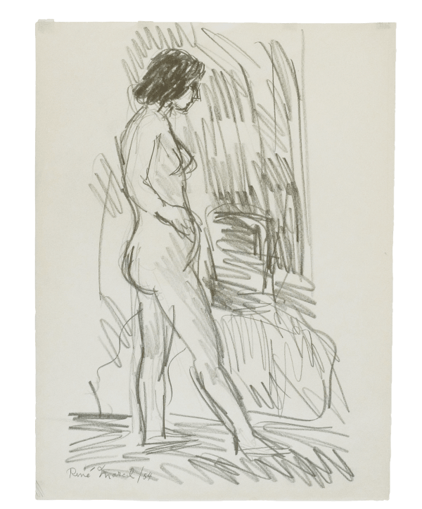 René Marcil, Standing Nude, 1954
