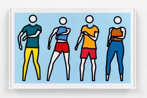 Julian Opie, Dance Synced 5, 2024