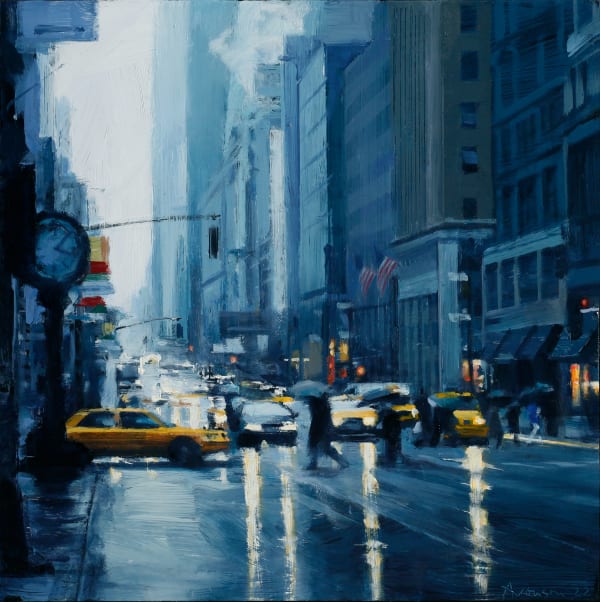 Ben Aronson, Rain, Manhattan, 2022