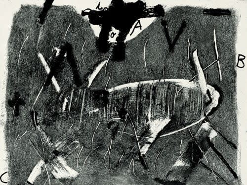 Antoni Tàpies, Lietra I Gris, 1976