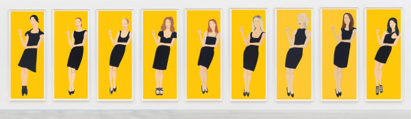 Alex Katz, Black Dress Portfolio, 2015