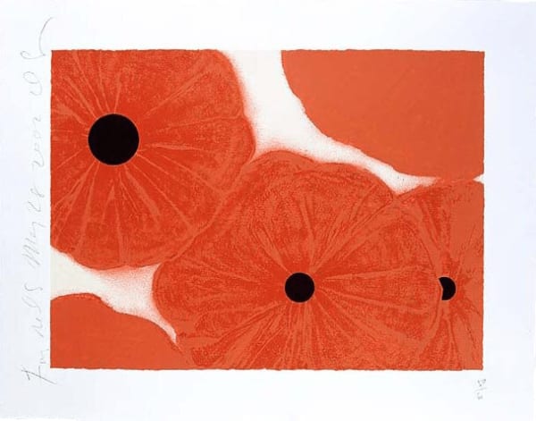 Donald Sultan, Five Reds, May 28, 2002, 2002