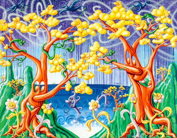 Kenny Scharf, Paradis Perdu, 2022