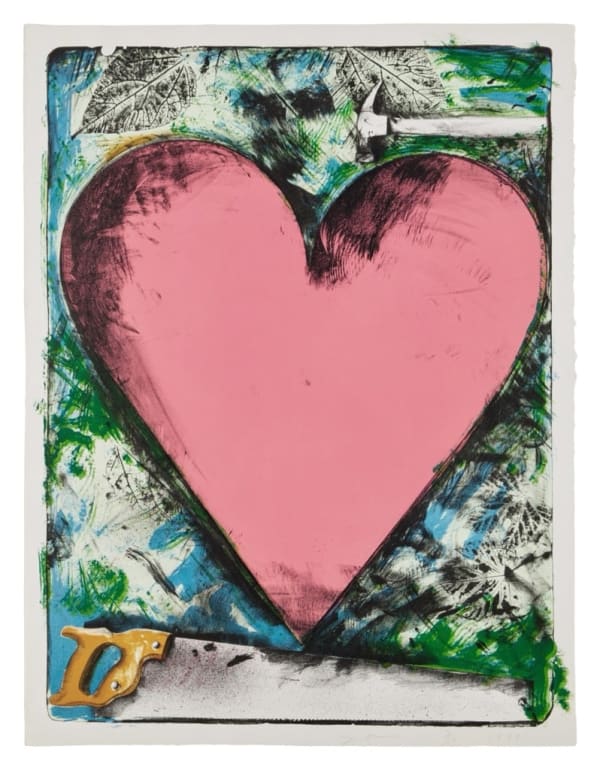 Jim Dine, A Heart at the Opera, 1983