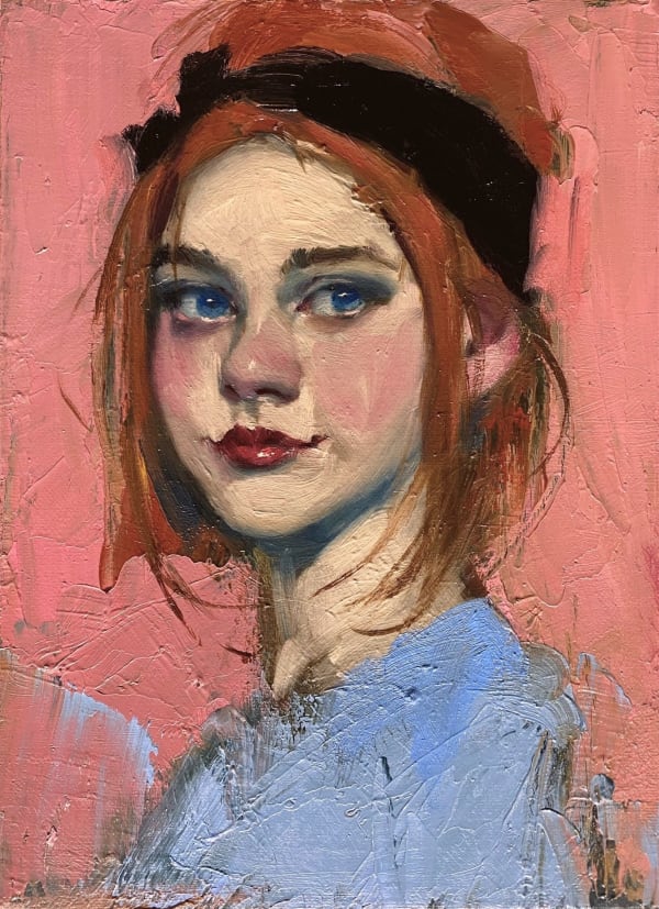 Malcolm Liepke, Black Bandana, 2023