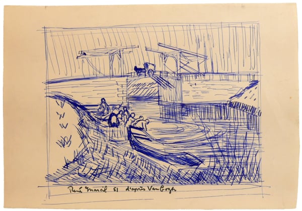 René Marcil, Untitled (Landscape), 1950